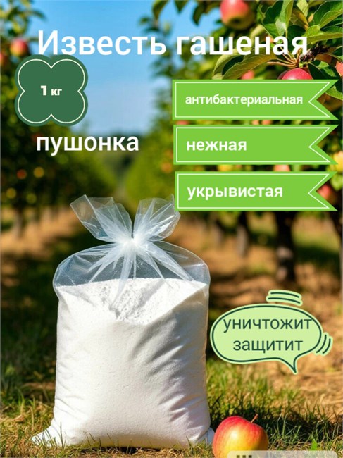 Известь гашеная(пушонка) 10012